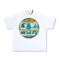 White Winter Gnomies Ornament Urban Heavy Tee - BundleAndBundleShop