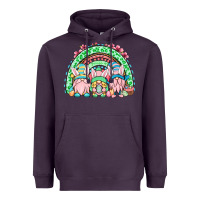 Plum Easter gnomes rainbow Heavyweight Hoodie - OliviaCreatesArt
