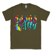 Army Green Western Proud Ally Classic Tee - BundleAndBundleShop