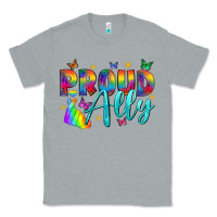 Heather Grey Western Proud Ally Classic Tee - BundleAndBundleShop
