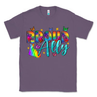 Lavender Western Proud Ally Classic Tee - BundleAndBundleShop