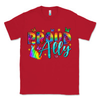 Red Western Proud Ally Classic Tee - BundleAndBundleShop