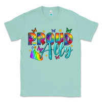 Seafoam Western Proud Ally Classic Tee - BundleAndBundleShop