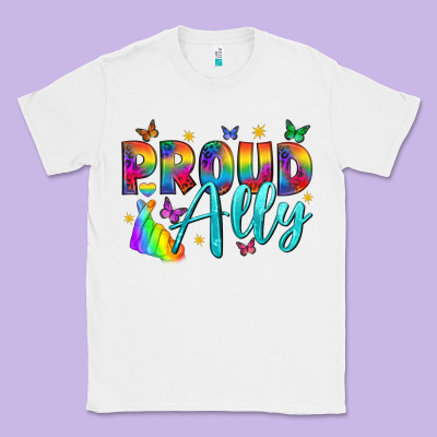 Western Proud Ally Classic Tee Designed By Bundleandbundleshop