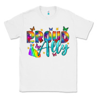 White Western Proud Ally Classic Tee - BundleAndBundleShop