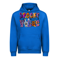 Cobalt Spooky Vibes Urban Hoodie - CowhideDigitalArt