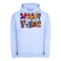 Pigment Grape Ice Spooky Vibes Urban Hoodie - CowhideDigitalArt