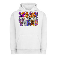 Pigment Lunar Rock Spooky Vibes Urban Hoodie - CowhideDigitalArt