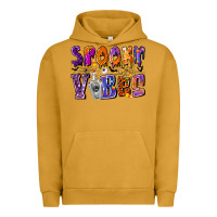 Pigment Peanut Butter Spooky Vibes Urban Hoodie - CowhideDigitalArt