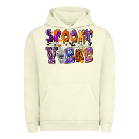 Pigment Pistachio Spooky Vibes Urban Hoodie - CowhideDigitalArt