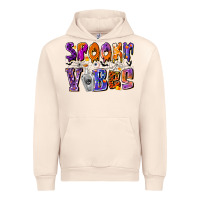 Sandshell Spooky Vibes Urban Hoodie - CowhideDigitalArt