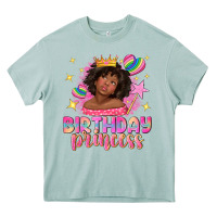 Arona birthday princess with afro girl Heavy Core Tee - NancyCooperArtShop