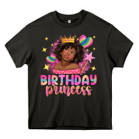 Asphalt birthday princess with afro girl Heavy Core Tee - NancyCooperArtShop