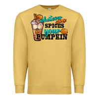 Antique Gold whatever spice your pumpkin coffee cup Premium Sweatshirt - FaDigitalArtStudio