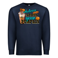 Navy whatever spice your pumpkin coffee cup Premium Sweatshirt - FaDigitalArtStudio