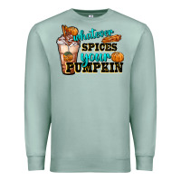 Seafoam whatever spice your pumpkin coffee cup Premium Sweatshirt - FaDigitalArtStudio