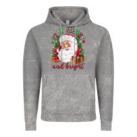 Cloud Rock Stay Merry and bright Christmas with santa Vintage Hoodie - NancyCooperArtShop