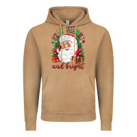 Vintage Camel Stay Merry and bright Christmas with santa Vintage Hoodie - NancyCooperArtShop