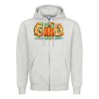 Dove Grey with god all things are possible Zipper Hoodie - CowGirlArtShop