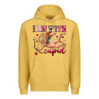 Antique Gold i am with cupid Premium Hoodie - OliviaCreatesArt