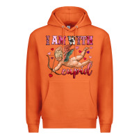 Carrot i am with cupid Premium Hoodie - OliviaCreatesArt