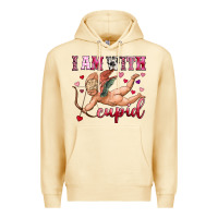 Pina Colada i am with cupid Premium Hoodie - OliviaCreatesArt