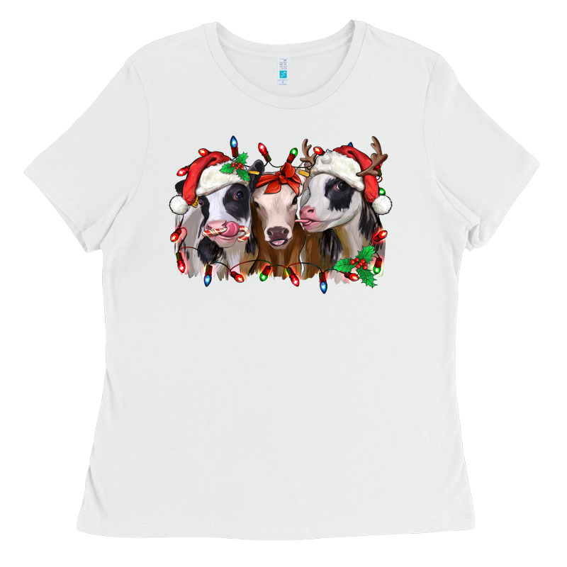 Funny Christmas Heifers Ladies Tee by Jasminsmagicworld | Teevron