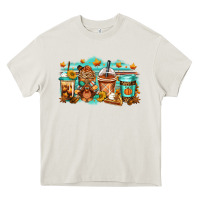 Cream thanksgiving coffee Heavy Core Tee - Jasminsmagicworld