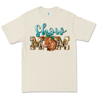 Bone Western Show Mom Red Angus Premium Tee - LillyAllenDesigns