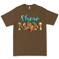 Cacao Western Show Mom Red Angus Premium Tee - LillyAllenDesigns