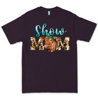 Plum Western Show Mom Red Angus Premium Tee - LillyAllenDesigns