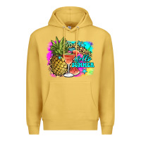 Antique Gold hello summer Premium Hoodie - JahusDesignShop