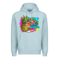 Blue Mist hello summer Premium Hoodie - JahusDesignShop