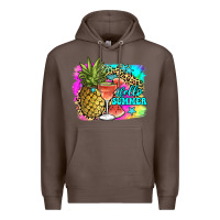 Coffee hello summer Premium Hoodie - JahusDesignShop