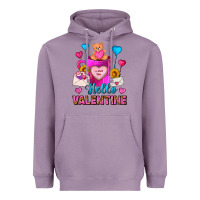 Lavender hello valentine valentines day coffee mug Heavyweight Hoodie - FaDigitalArtStudio