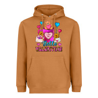 Meerkat hello valentine valentines day coffee mug Heavyweight Hoodie - FaDigitalArtStudio