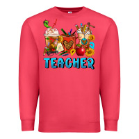 Cardinal Teacher Coffee Cups Premium Sweatshirt - FaDigitalArtStudio