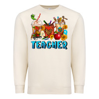 Sandshell Teacher Coffee Cups Premium Sweatshirt - FaDigitalArtStudio