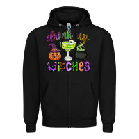 Black drink up witches Zipper Hoodie - CowGirlArtShop