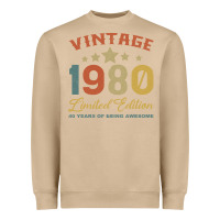 Mushroom Vintage 1980 Clothes 40 Years Old Retro 40th Birthday Heavyweight Sweatshirt - Bettercallsaul