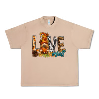 Burro Love Fall Gnome Urban Heavy Tee - BundleAndBundleShop