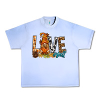 Grape Ice Love Fall Gnome Urban Heavy Tee - BundleAndBundleShop