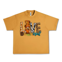 Peanut Butter Love Fall Gnome Urban Heavy Tee - BundleAndBundleShop