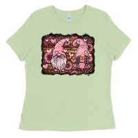 Matcha valentines day gnomes couple Ladies Tee - Jasminsmagicworld