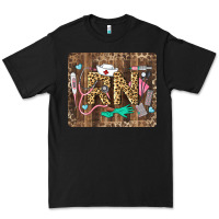 Black Western Registered Nurse Premium Tee - LillyAllenDesigns