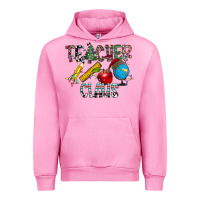 Fuchsia Pink Teacher Calus Urban Hoodie - CowhideDigitalArt