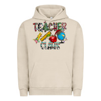 Pigment French Oak Teacher Calus Urban Hoodie - CowhideDigitalArt