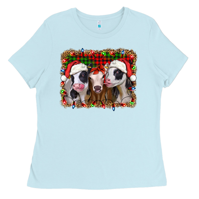 Christmas Heifers Ladies Tee by Jasminsmagicworld | Teevron