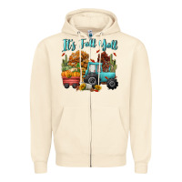 Sandshell its fall yall Zipper Hoodie - CowGirlArtShop