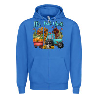 True Royal its fall yall Zipper Hoodie - CowGirlArtShop